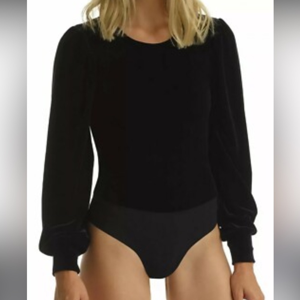 Commando Black Velvet Bodysuit